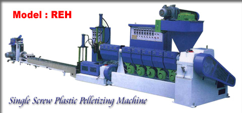 Single Screw Plastic Pelletizing Machine